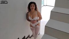 Redare Dansul sexy al stripperului amator: întâlnirea interrazială fierbinte cu un fetiș BBW dolofan pentru BBC
