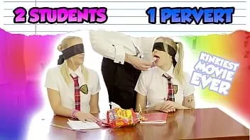 Redare 2 lesbiene care împart o pula - trio muie dublă legată la ochi - trailer#02 mimi cica & lulu love