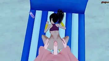 play Kale bercinta di pantai dari pov Anda, bercinta payudara, dan creampie misionaris - hentai bola naga.